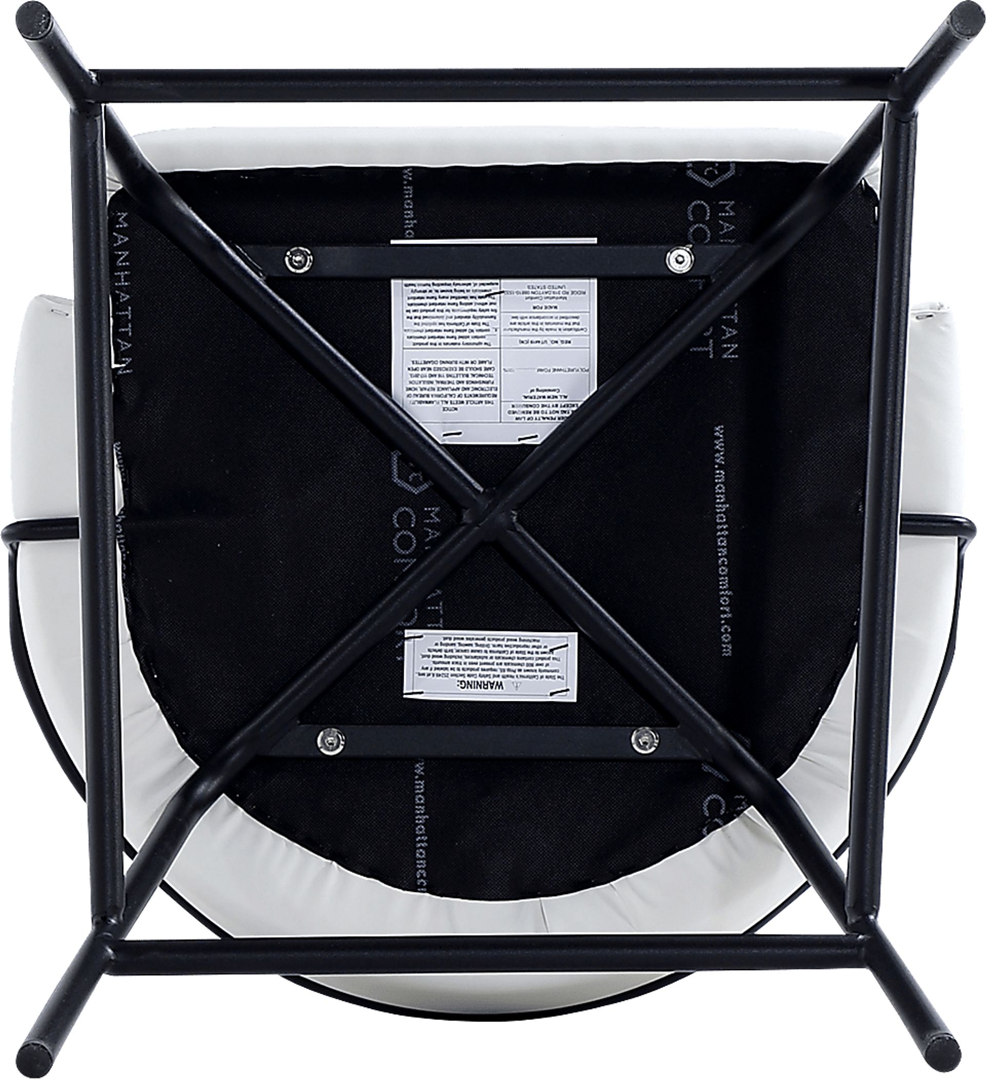 Acewalk I White Barstool - Image 7