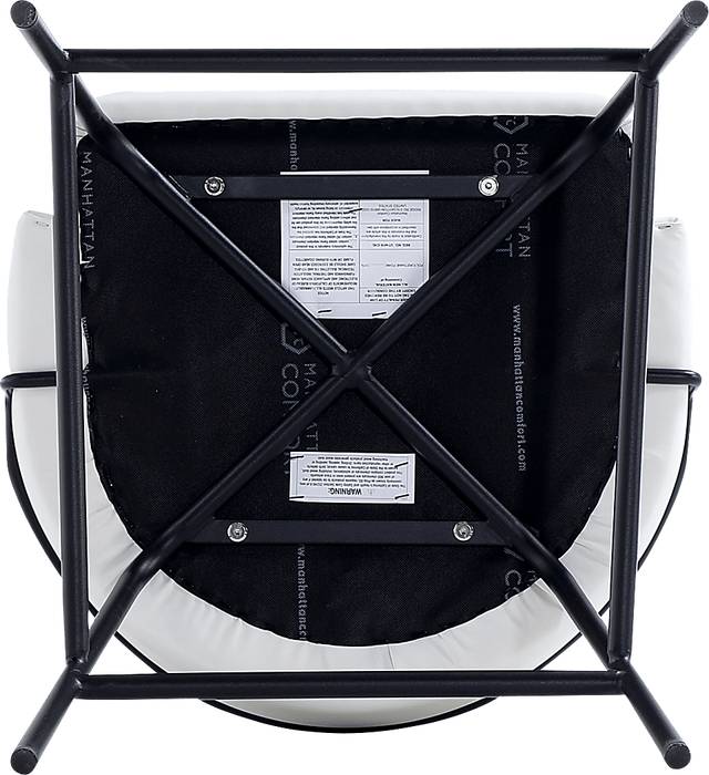 Acewalk I White Counter Height Stool - Thumbnail - Image 3