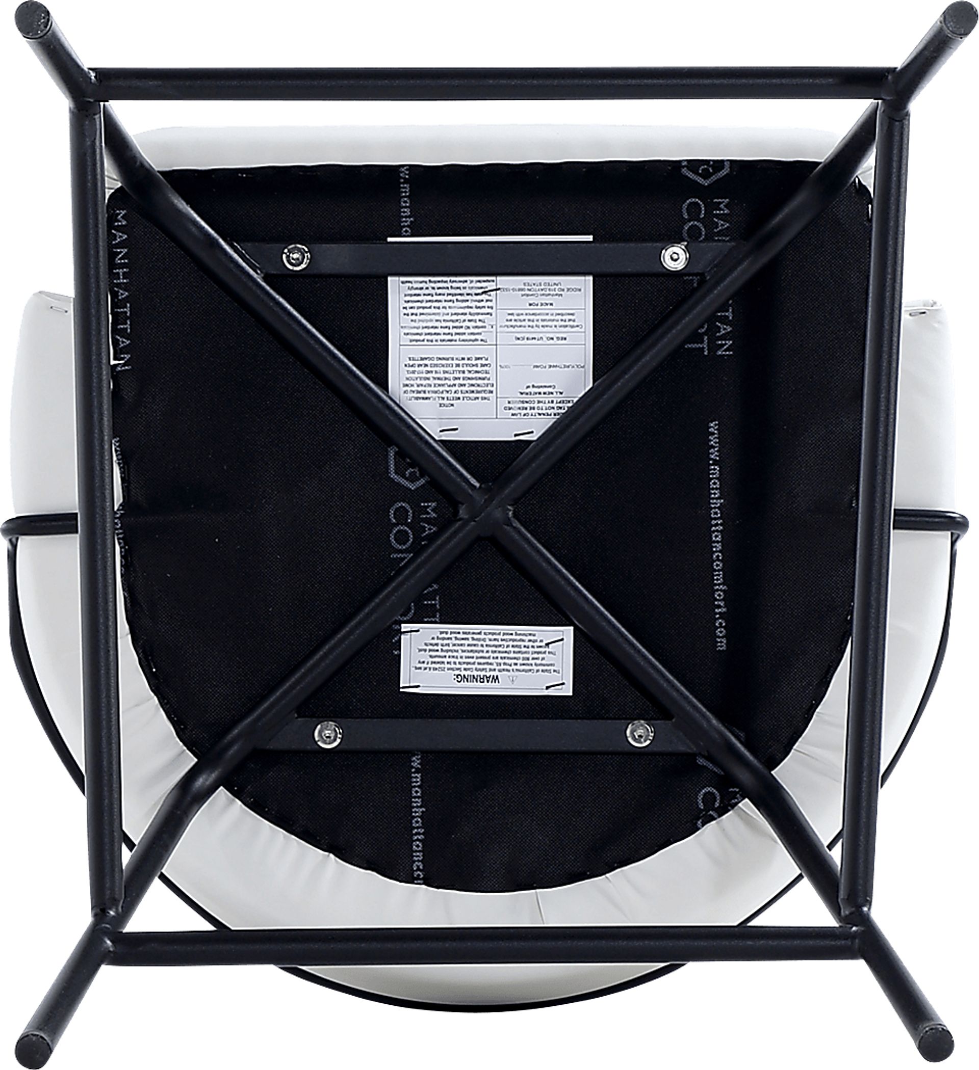 Acewalk I White Counter Height Stool - Image 3