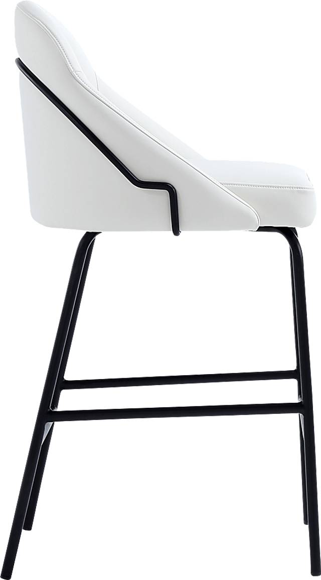 Acewalk I White Counter Height Stool - Thumbnail - Image 7