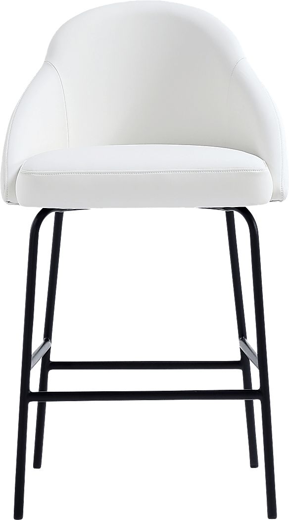 Acewalk I White Counter Height Stool