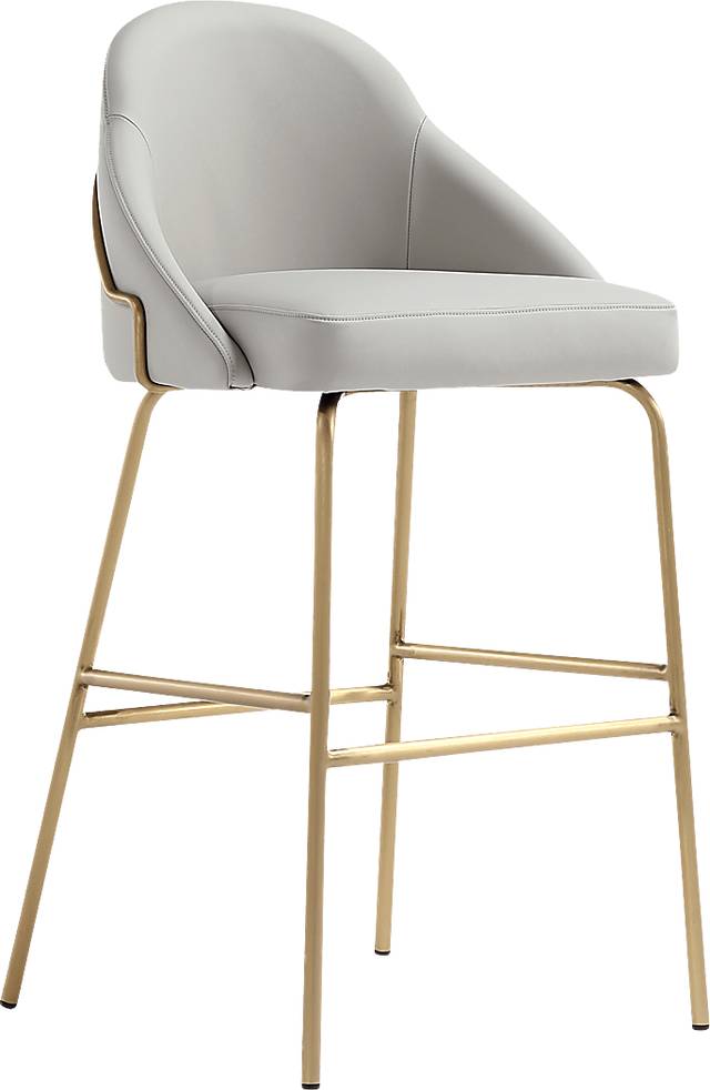 Acewalk II Gray Barstool - Thumbnail - Image 3