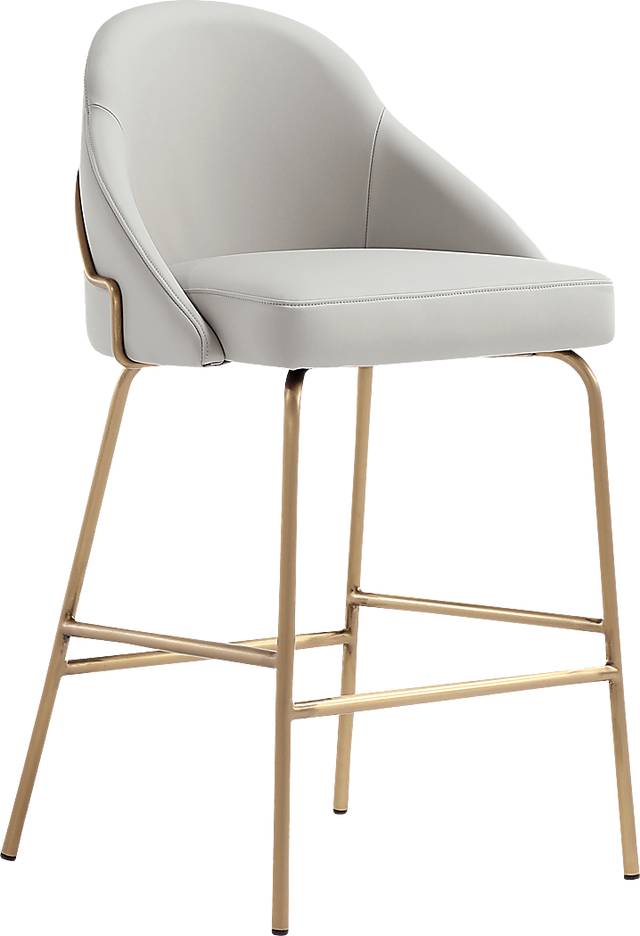 Acewalk II Gray Counter Height Stool - Thumbnail - Image 5