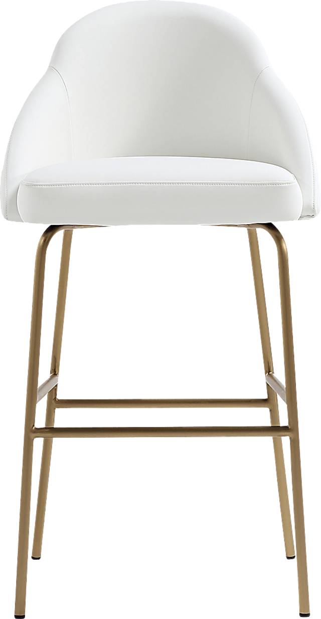 Acewalk II White Barstool - Thumbnail - Image 1