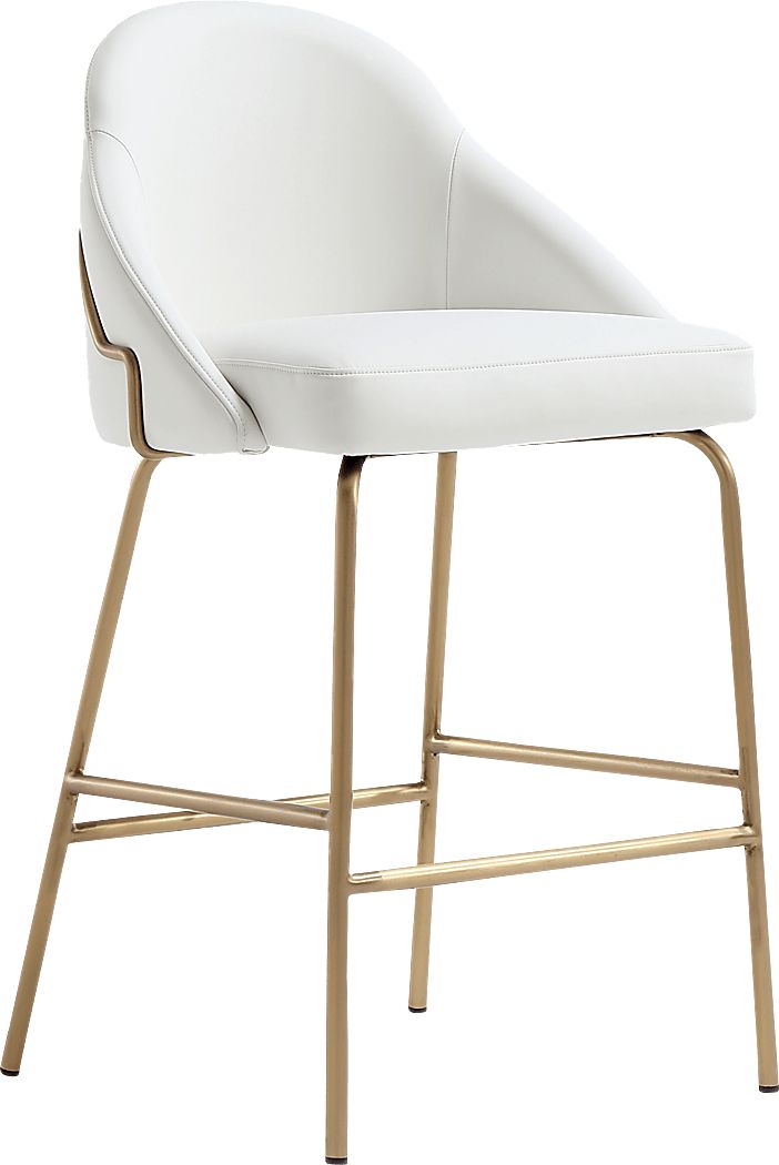 Acewalk II White Counter Height Stool - Thumbnail 4