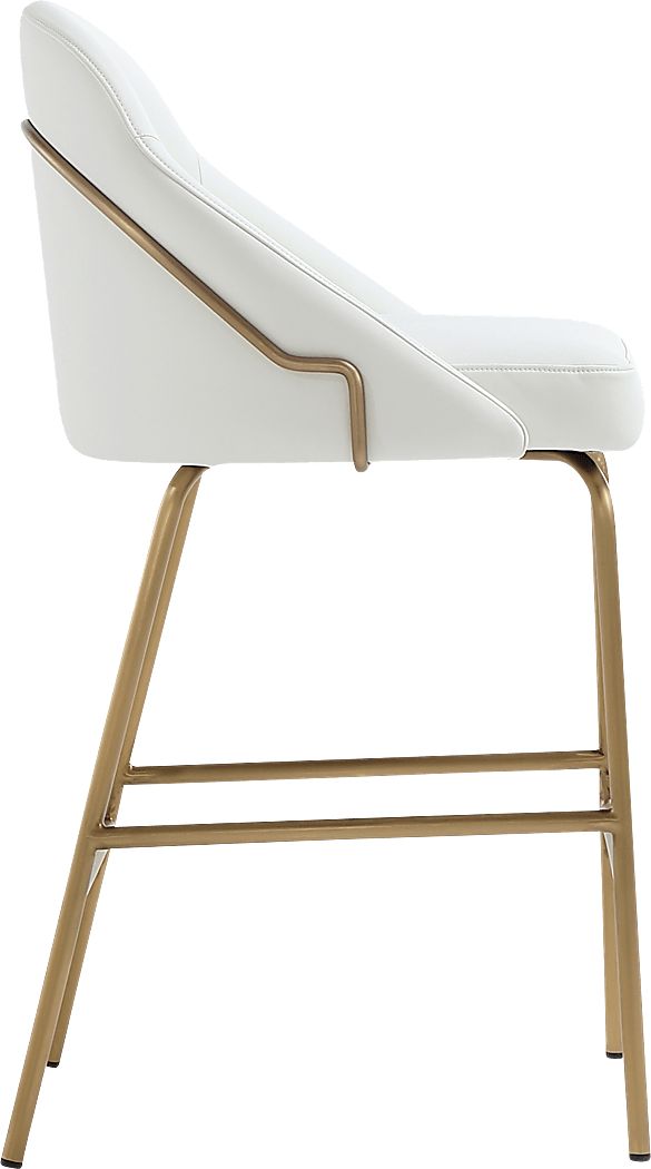 Acewalk II White Counter Height Stool - Thumbnail 3