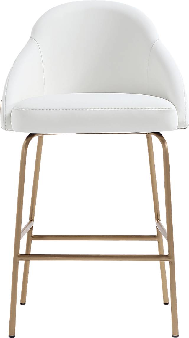 Acewalk II White Counter Height Stool - Thumbnail - Image 1