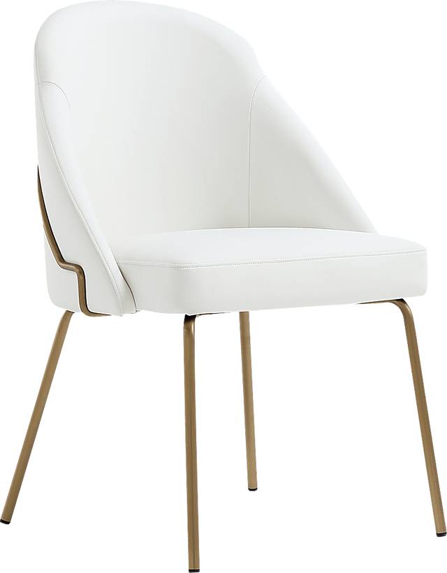 Acewalk II White Dining Chair - Thumbnail - Image 4