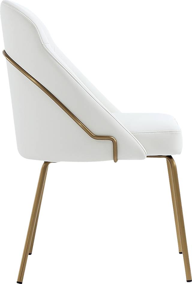 Acewalk II White Dining Chair - Thumbnail - Image 6