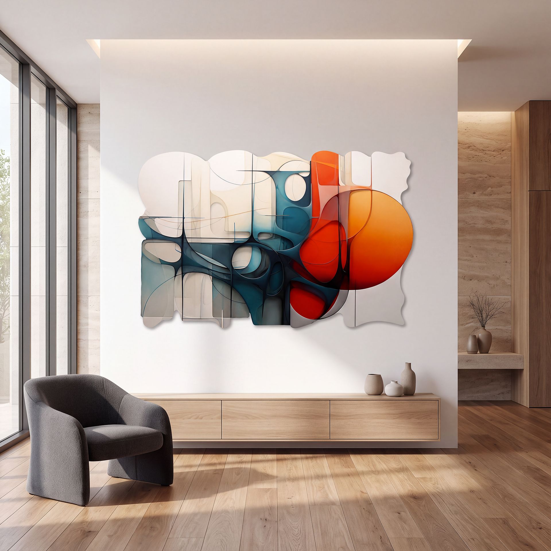 Achcom Orange Artwork - Image 2