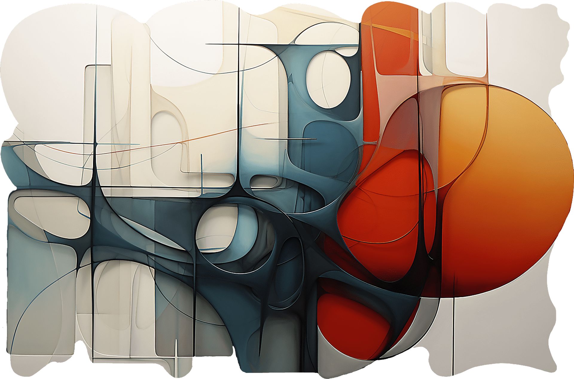 Achcom Orange Artwork - Image 1