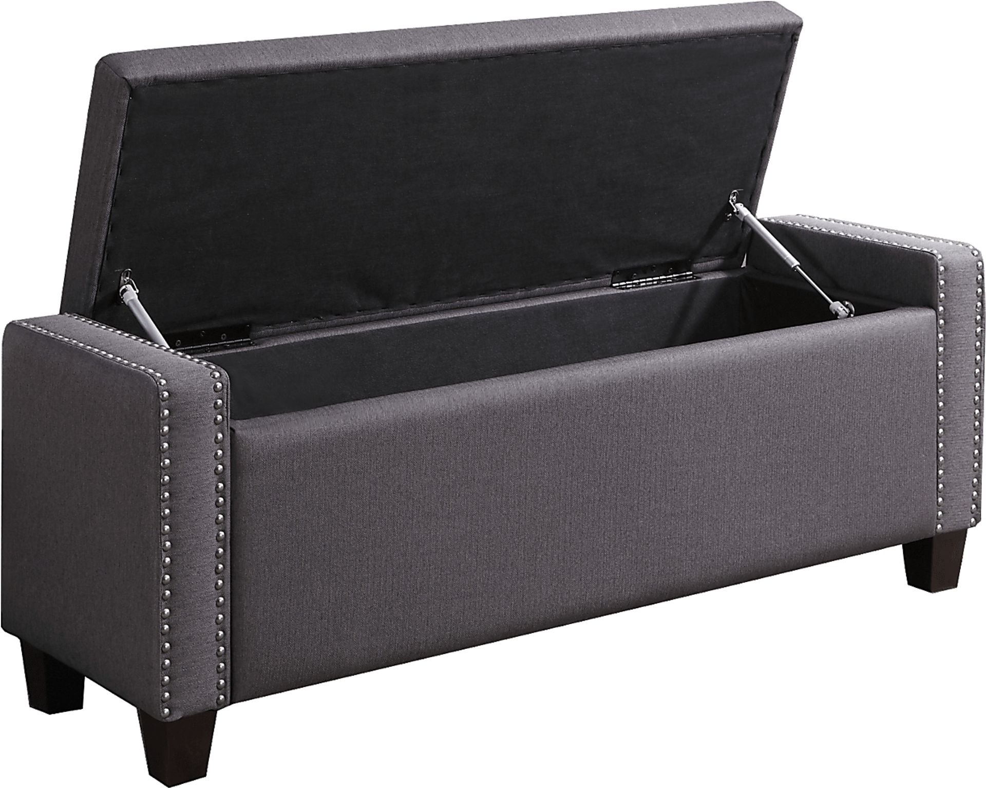 Achelle Slate Storage Bench - Image 2