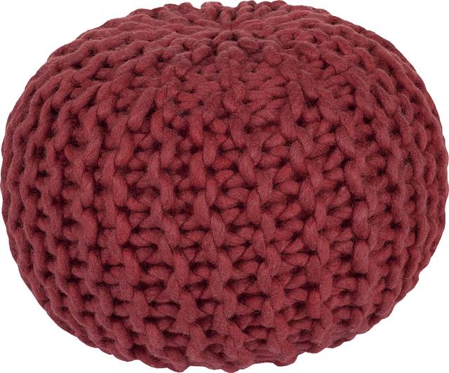 Acheson Red Ottoman - Thumbnail - Image 1