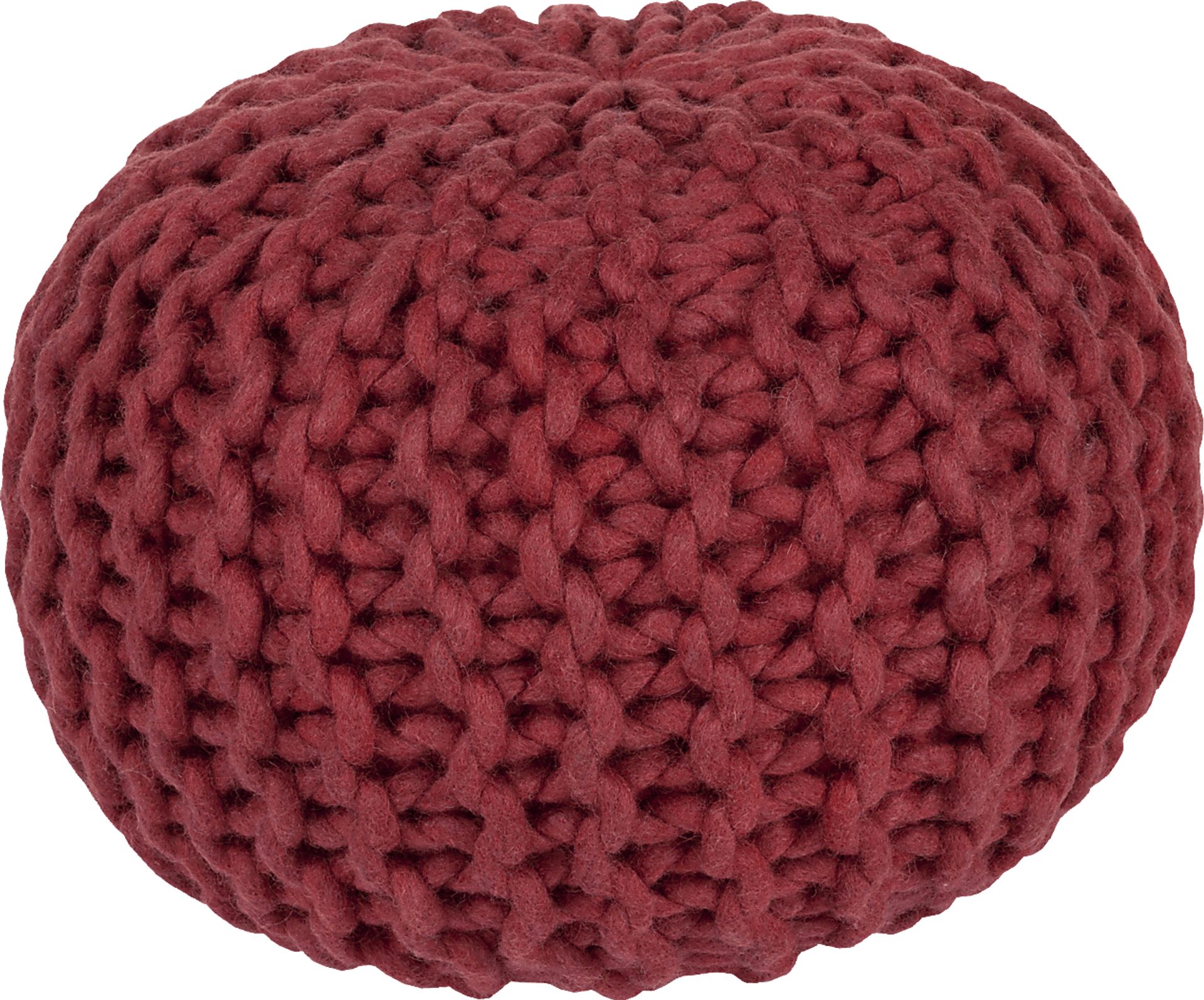 Acheson Red Ottoman - Image 1
