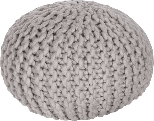 Acheson Taupe Ottoman - Thumbnail - Image 1