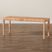 Ackerly Brown Long Bench