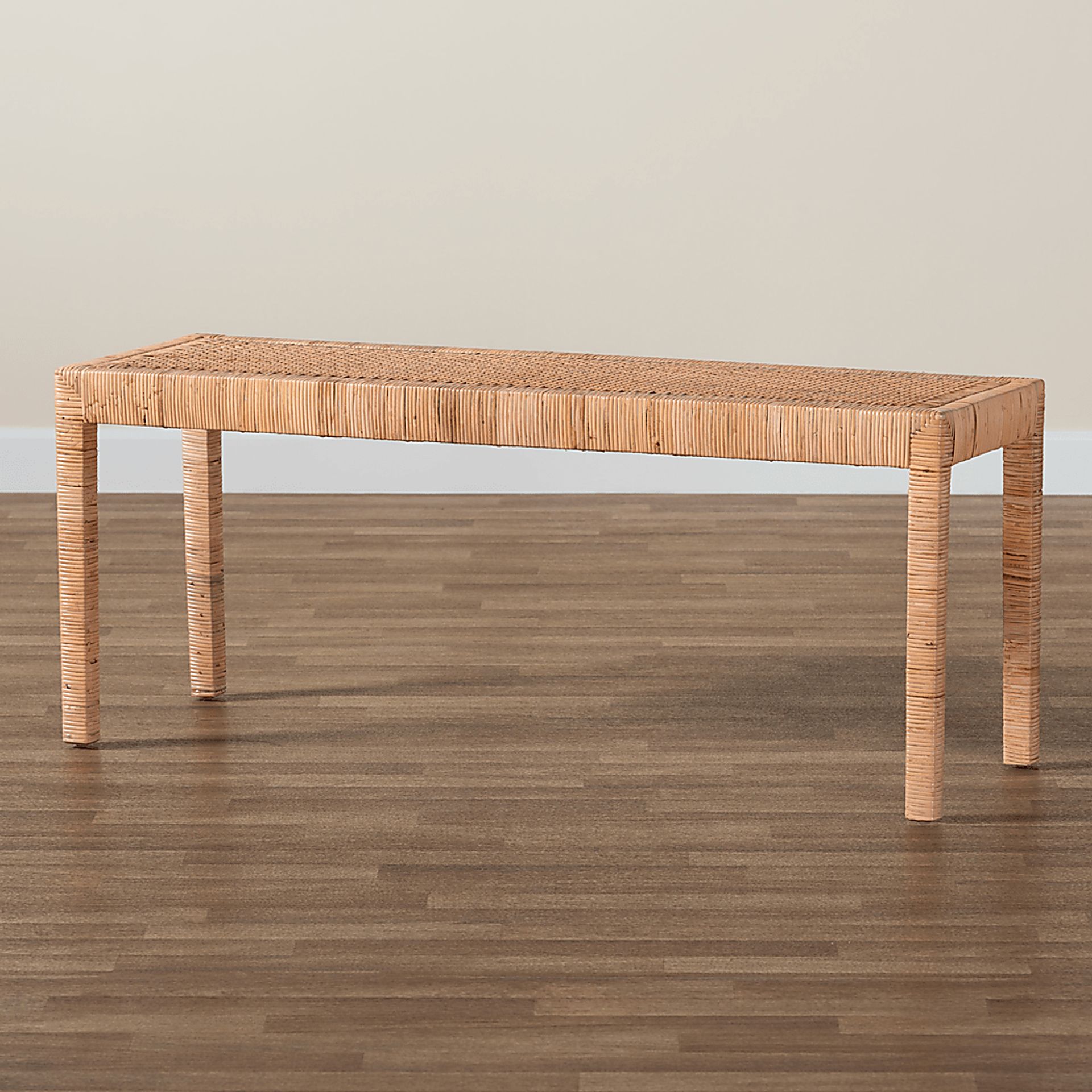 Ackerly Brown Long Bench - Image 3