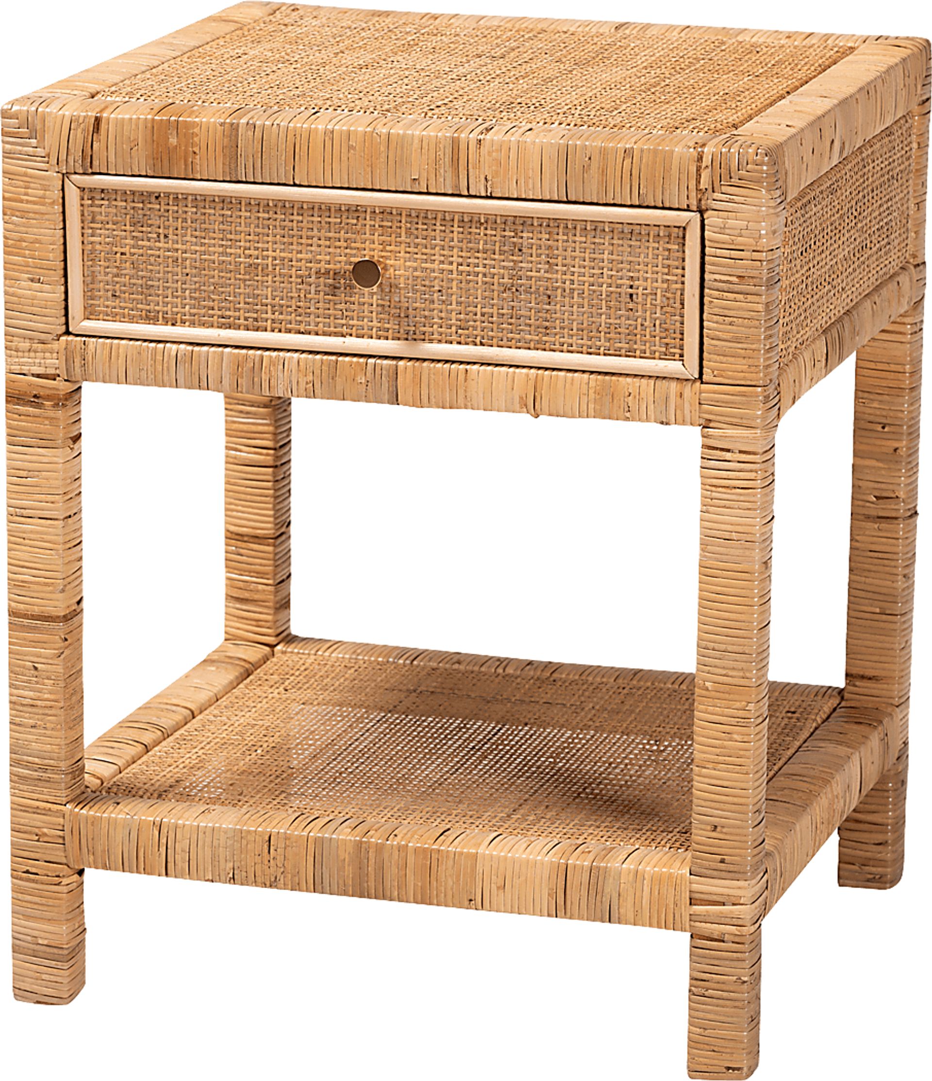 Ackerly Brown Nightstand - Image 1