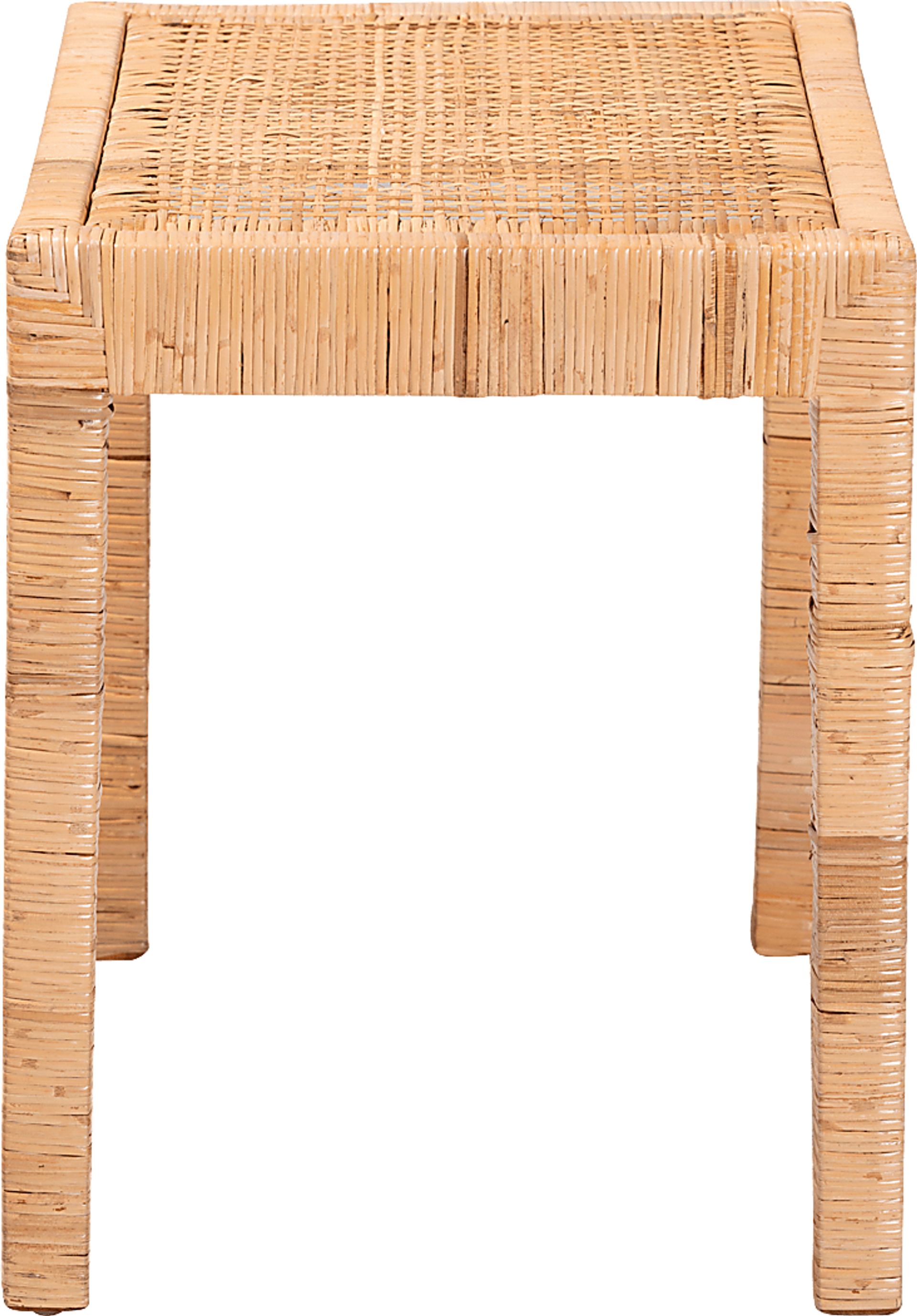 Ackerly Brown Short Bench - Image 5