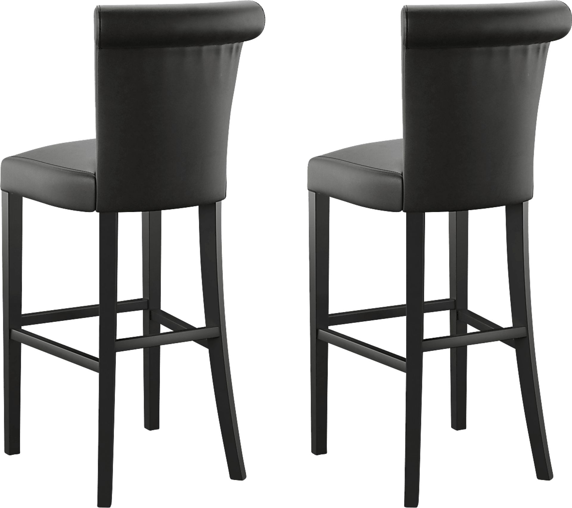 Ackerson Way Black Barstool, Set of 2 - Image 2