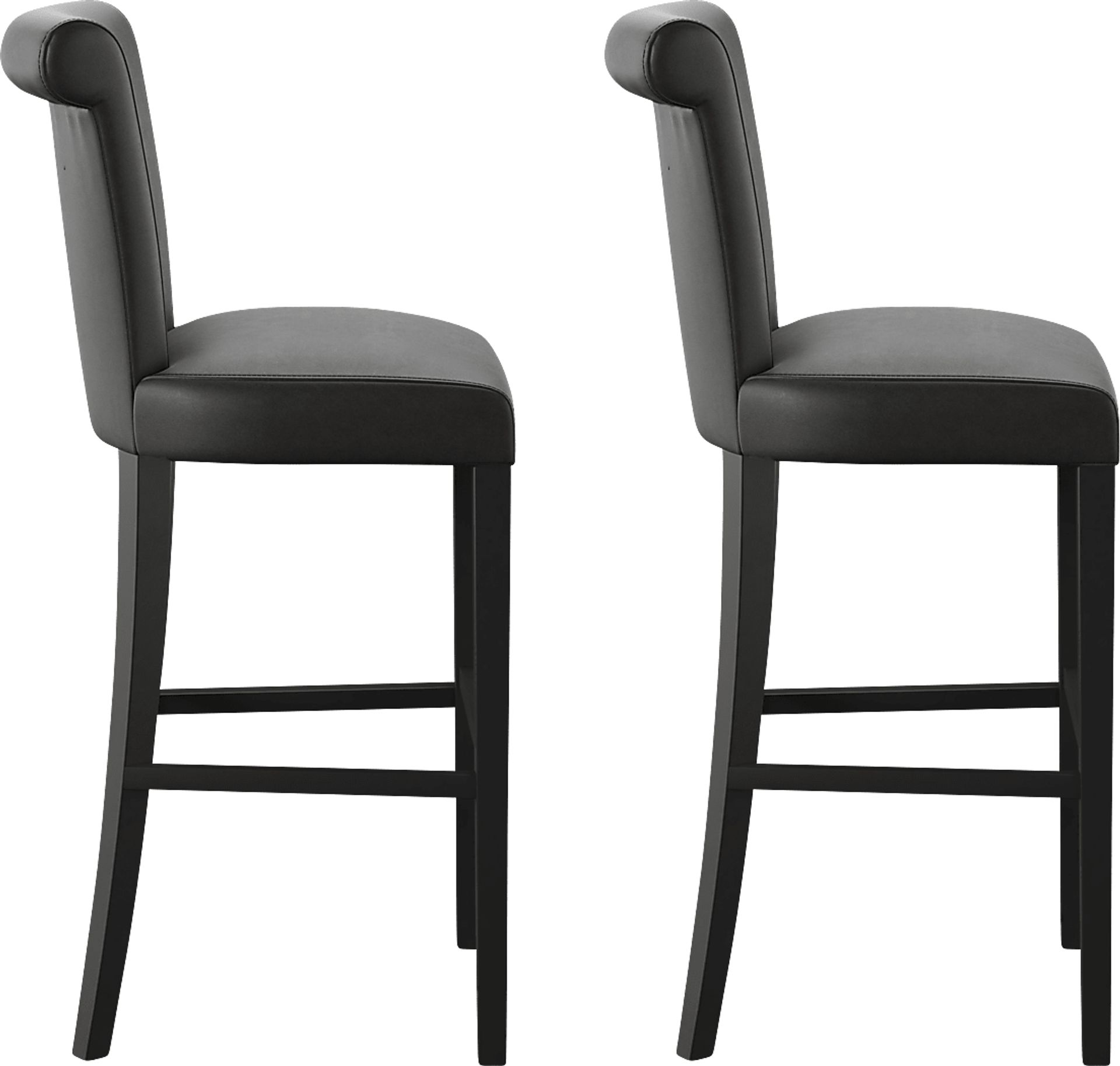 Ackerson Way Black Barstool, Set of 2 - Image 3