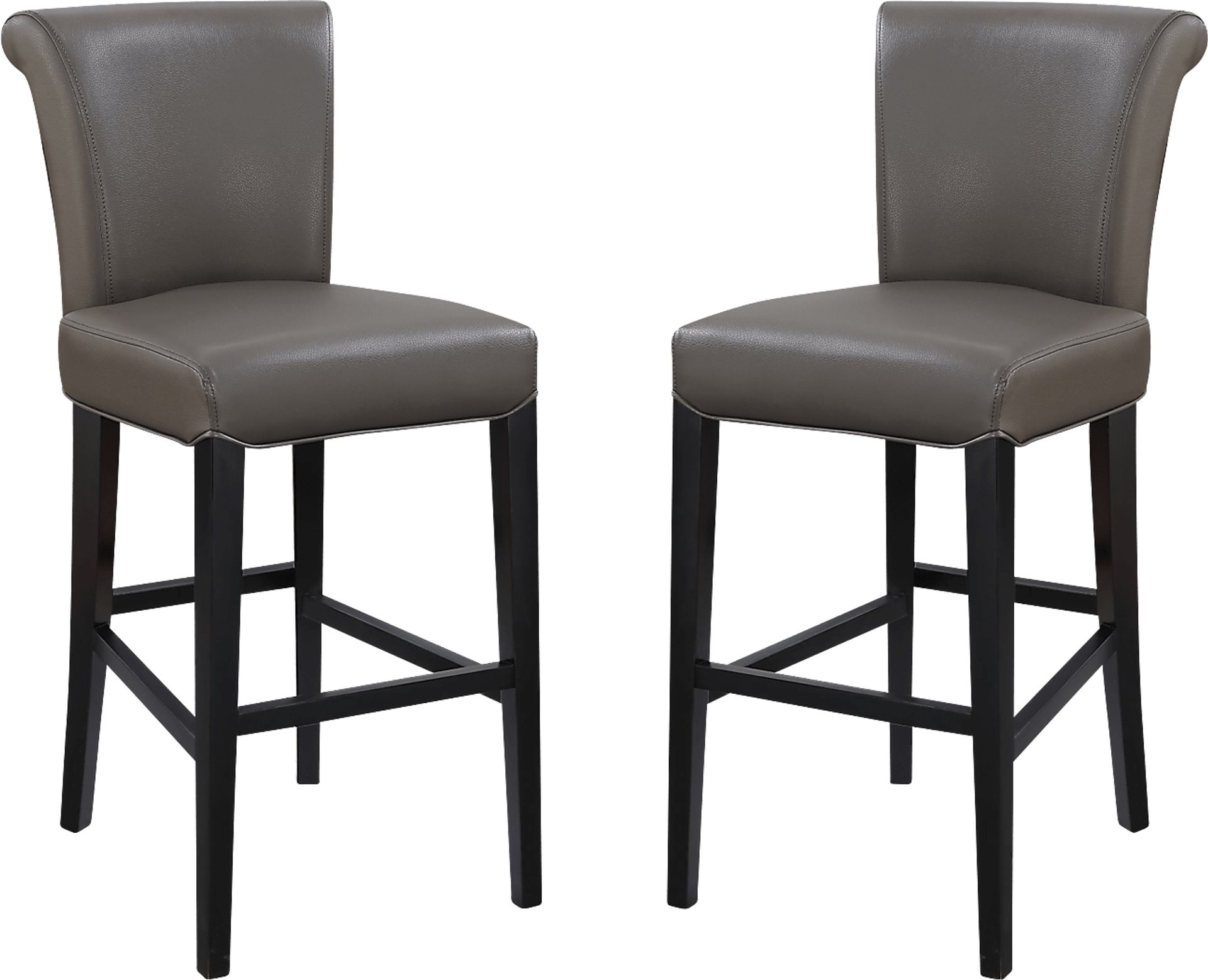 Ackerson Way Black Barstool, Set of 2 - Image 4