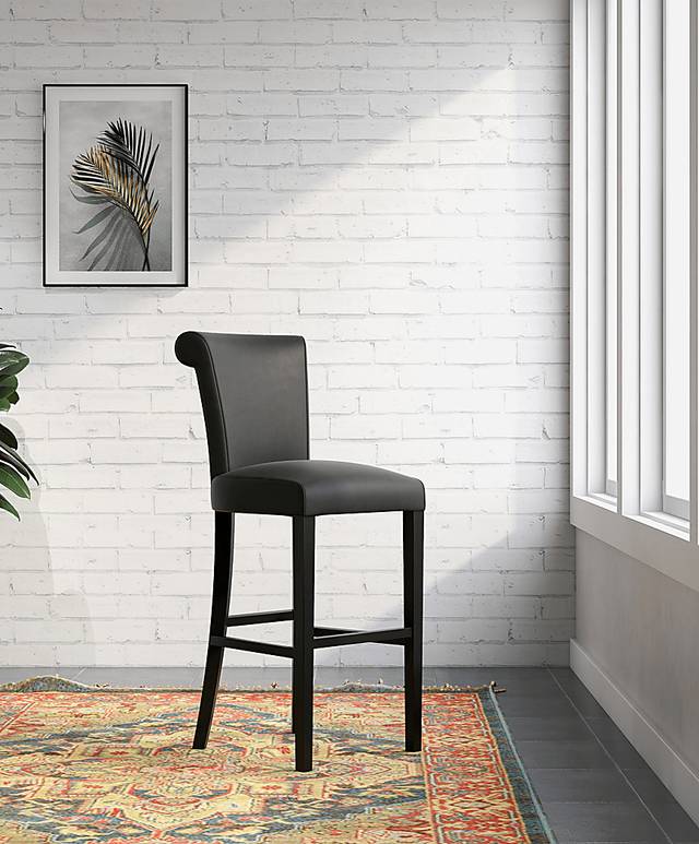 Ackerson Way Black Barstool, Set of 2 - Thumbnail - Image 5