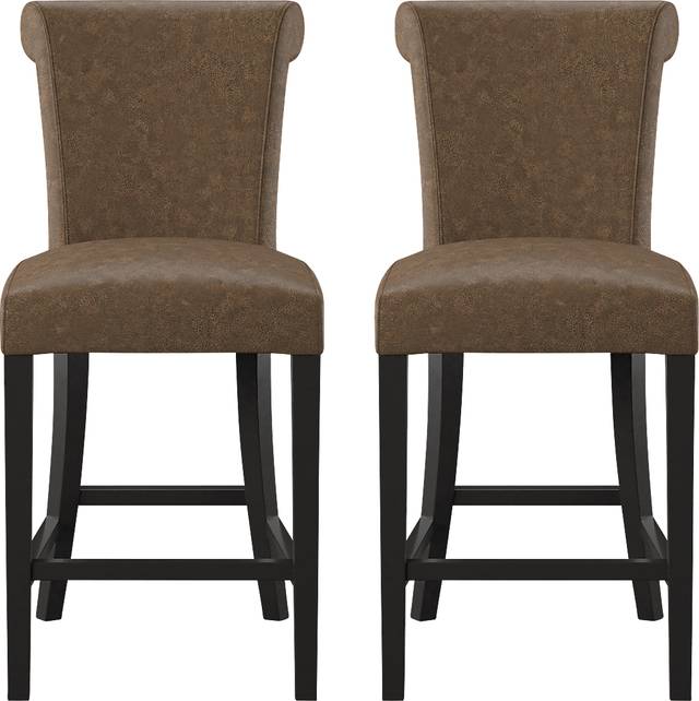Ackerson Way Brown Counter Height Stool, Set of 2 - Thumbnail - Image 2