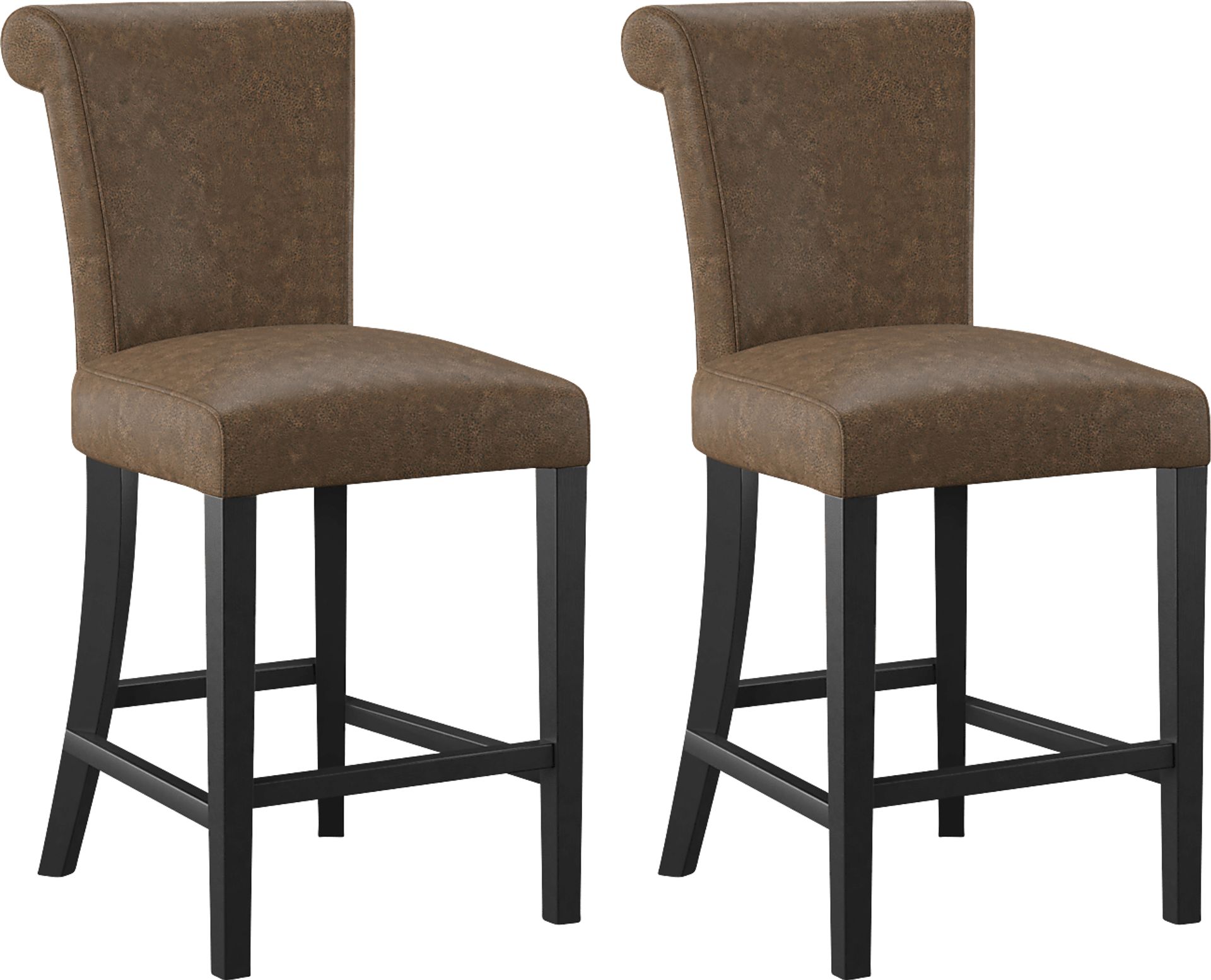 Ackerson Way Brown Counter Height Stool, Set of 2 - Image 1