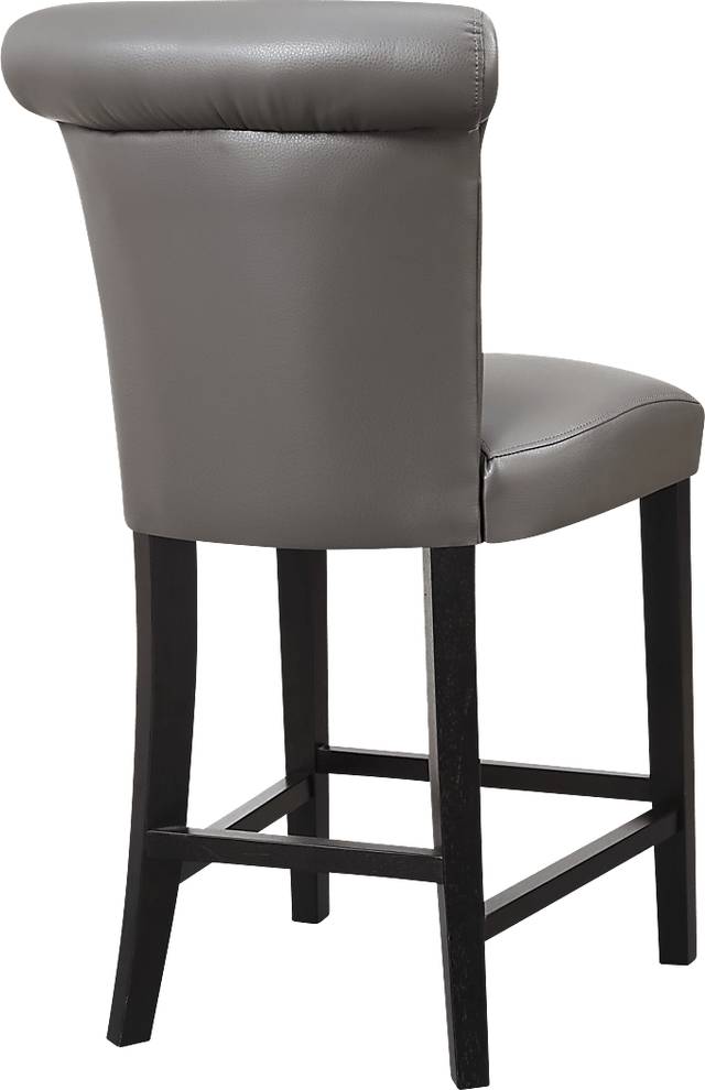 Ackerson Way Gray Barstool, Set of 2 - Thumbnail - Image 3