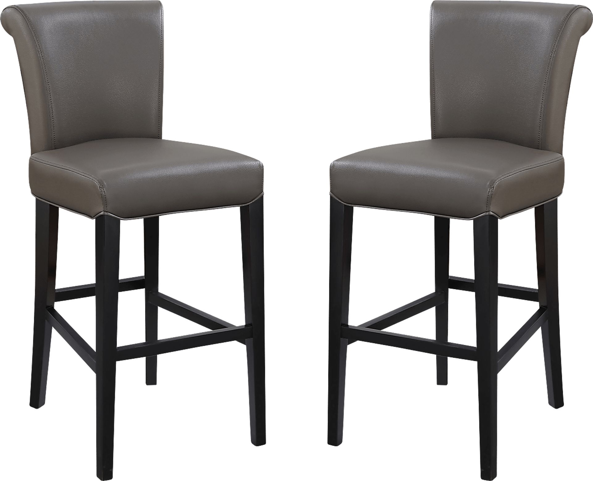 Ackerson Way Gray Barstool, Set of 2 - Image 1