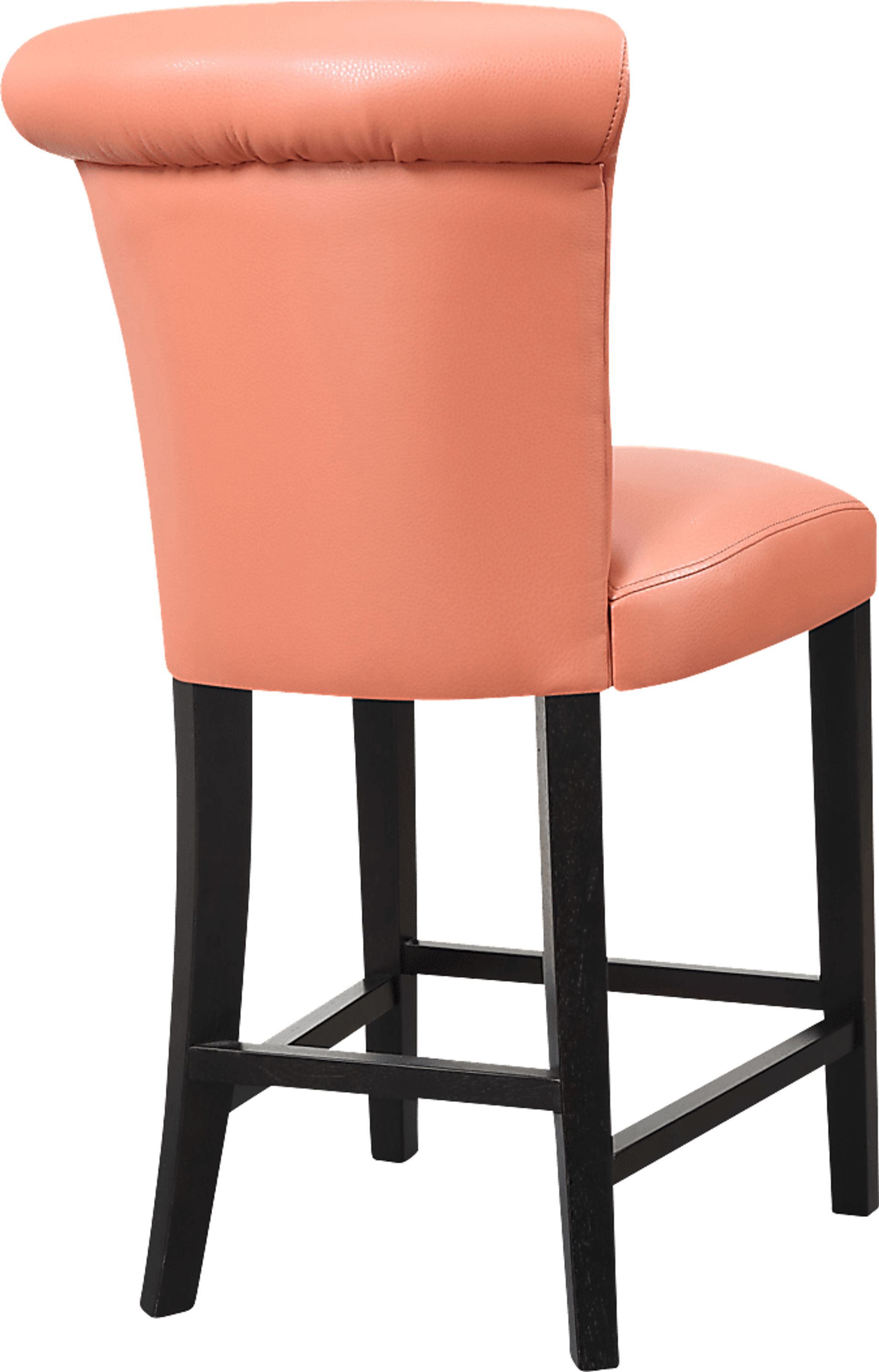 Ackerson Way Orange Counter Height Stool, Set of 2 - Image 3