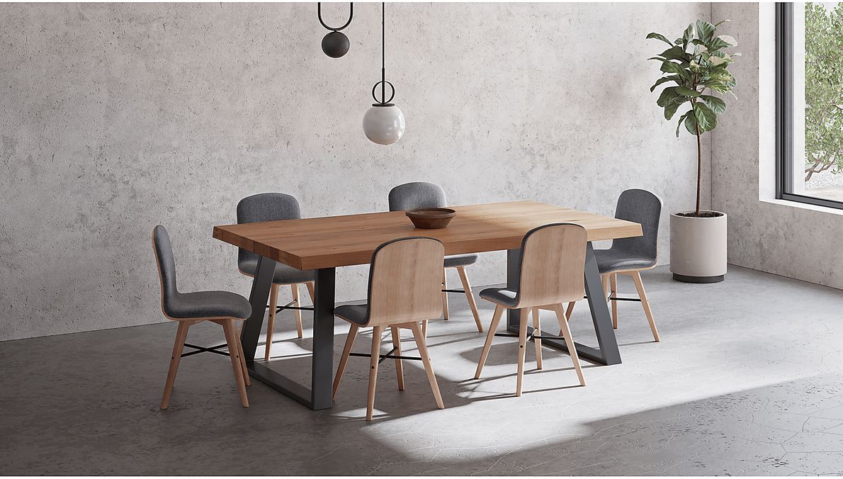 Acklam Gray Side Chair, Set of 2