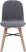 Acklam Gray Side Chair, Set of 2