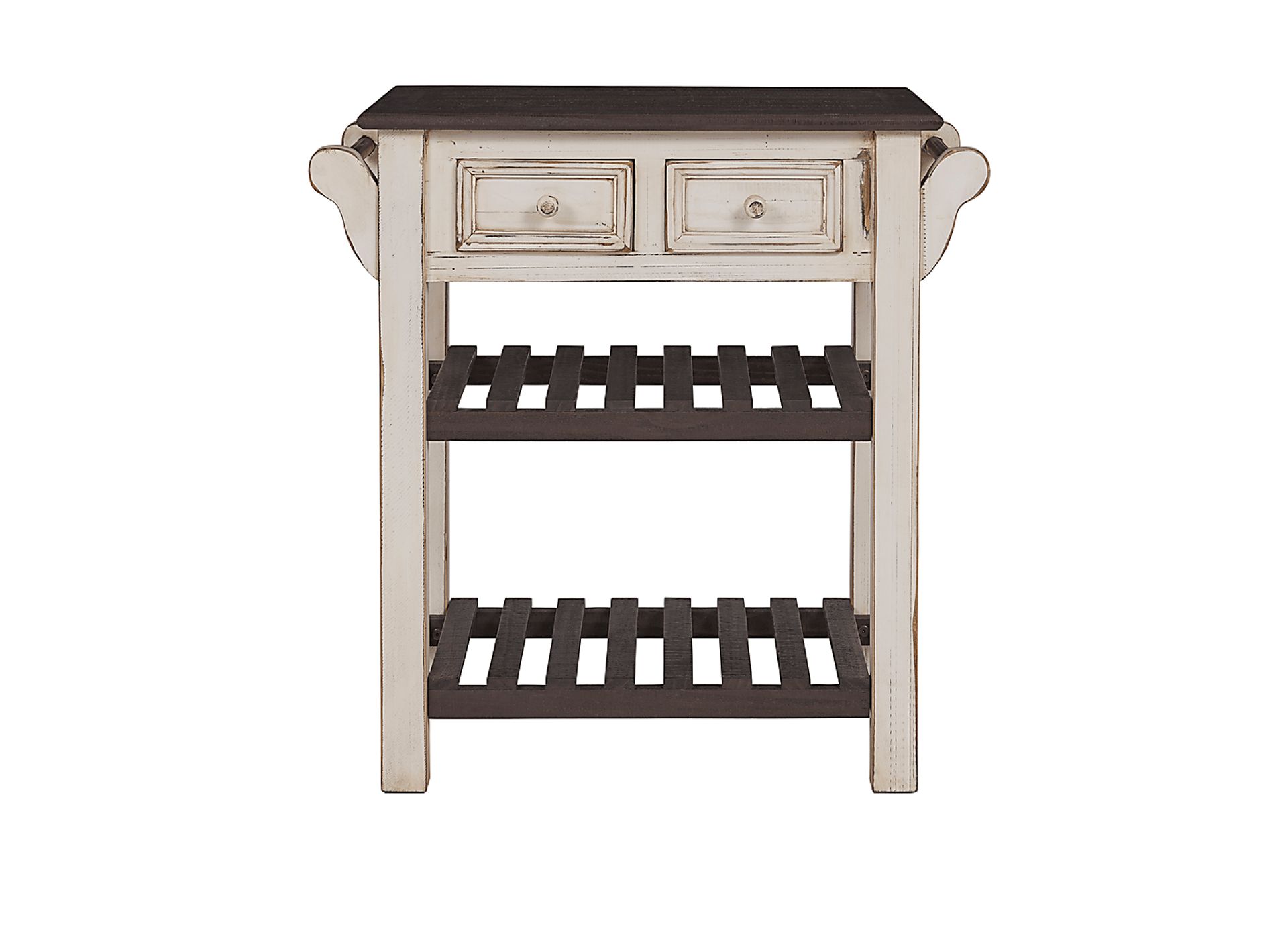 Ackley Beige Kitchen Island - Image 2