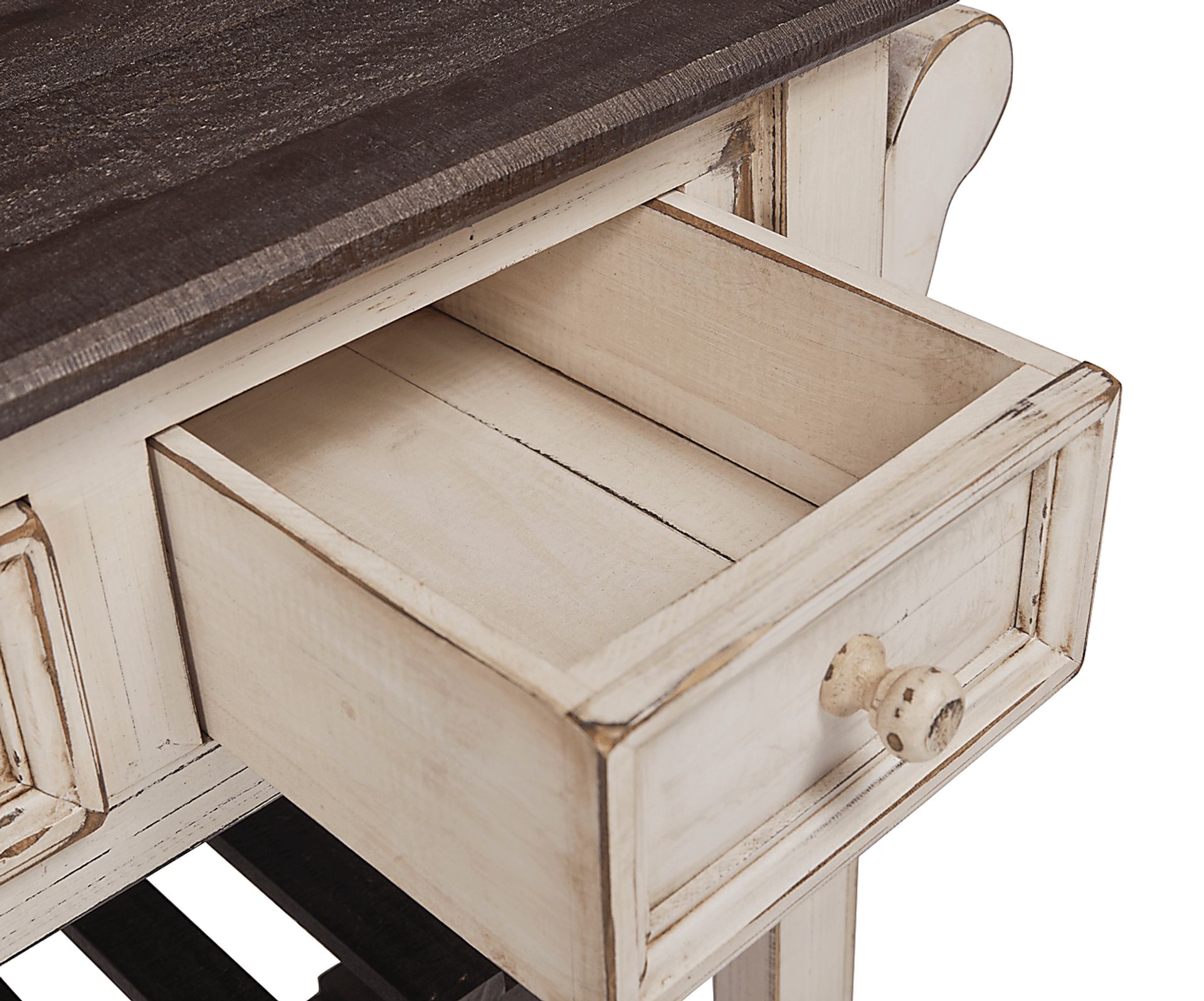Ackley Beige Kitchen Island - Image 3