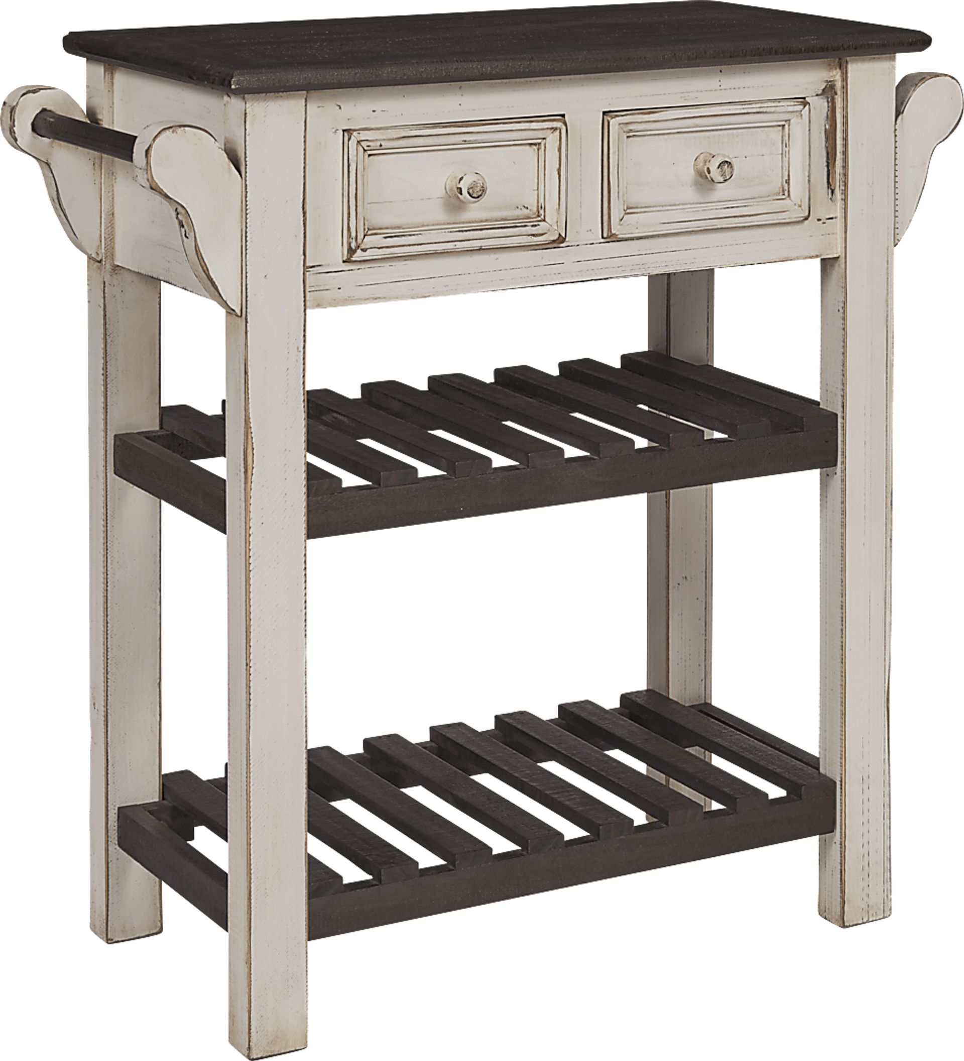 Ackley Beige Kitchen Island - Image 1