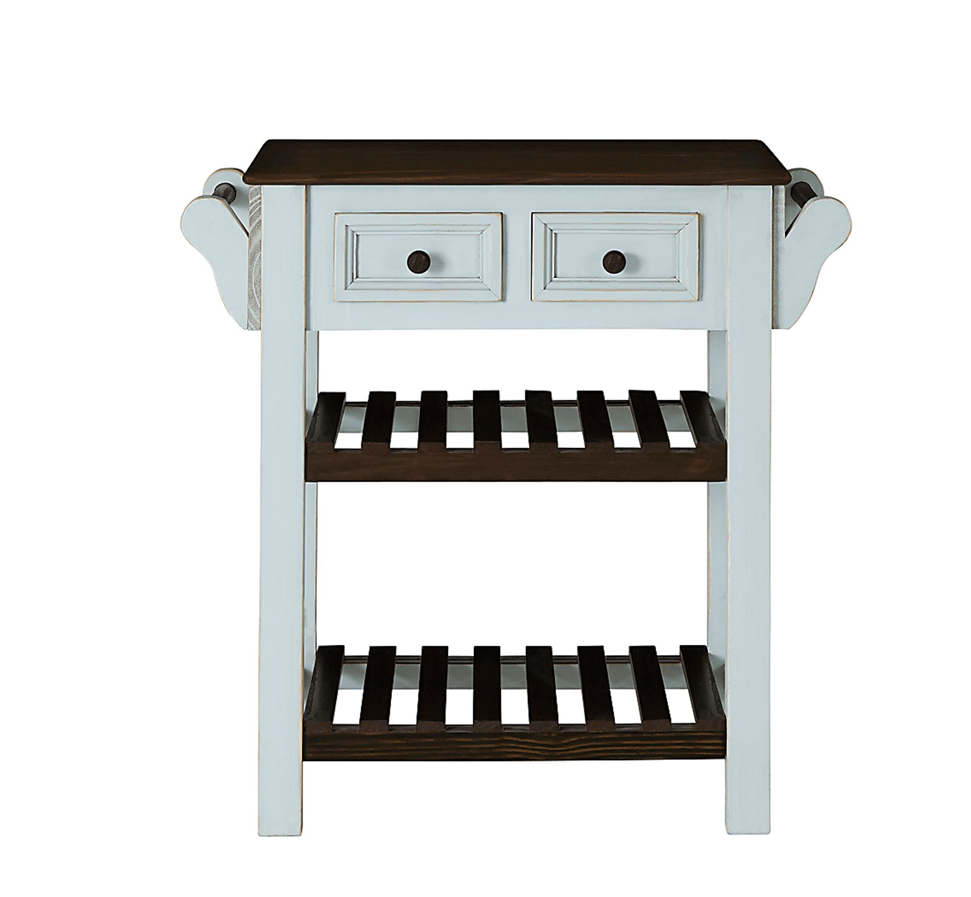 Ackley Green Kitchen Island - Image 2