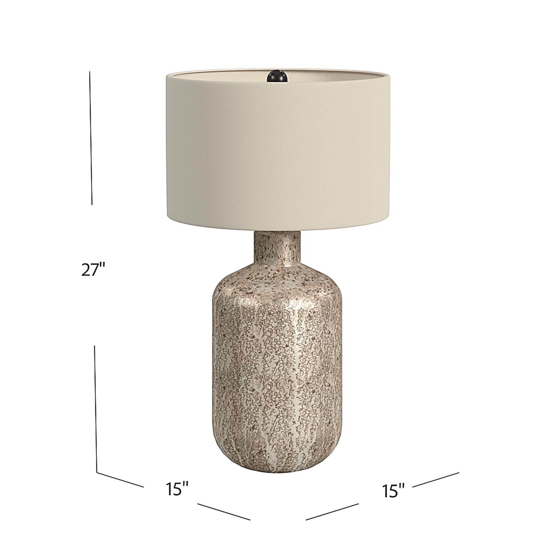 Aclone Cay Silver Lamp - Image 6