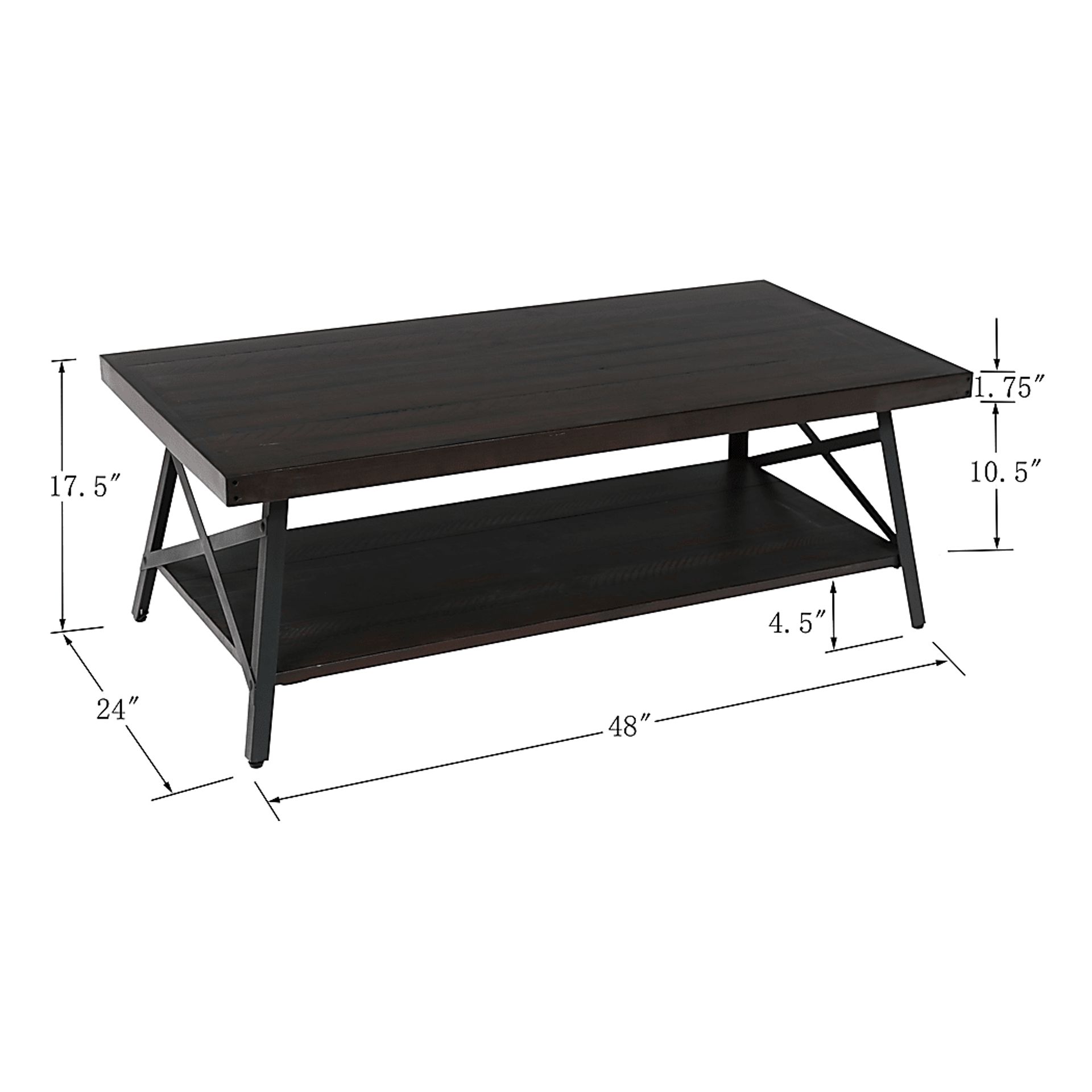 Acoma Espresso Cocktail Table - Image 6