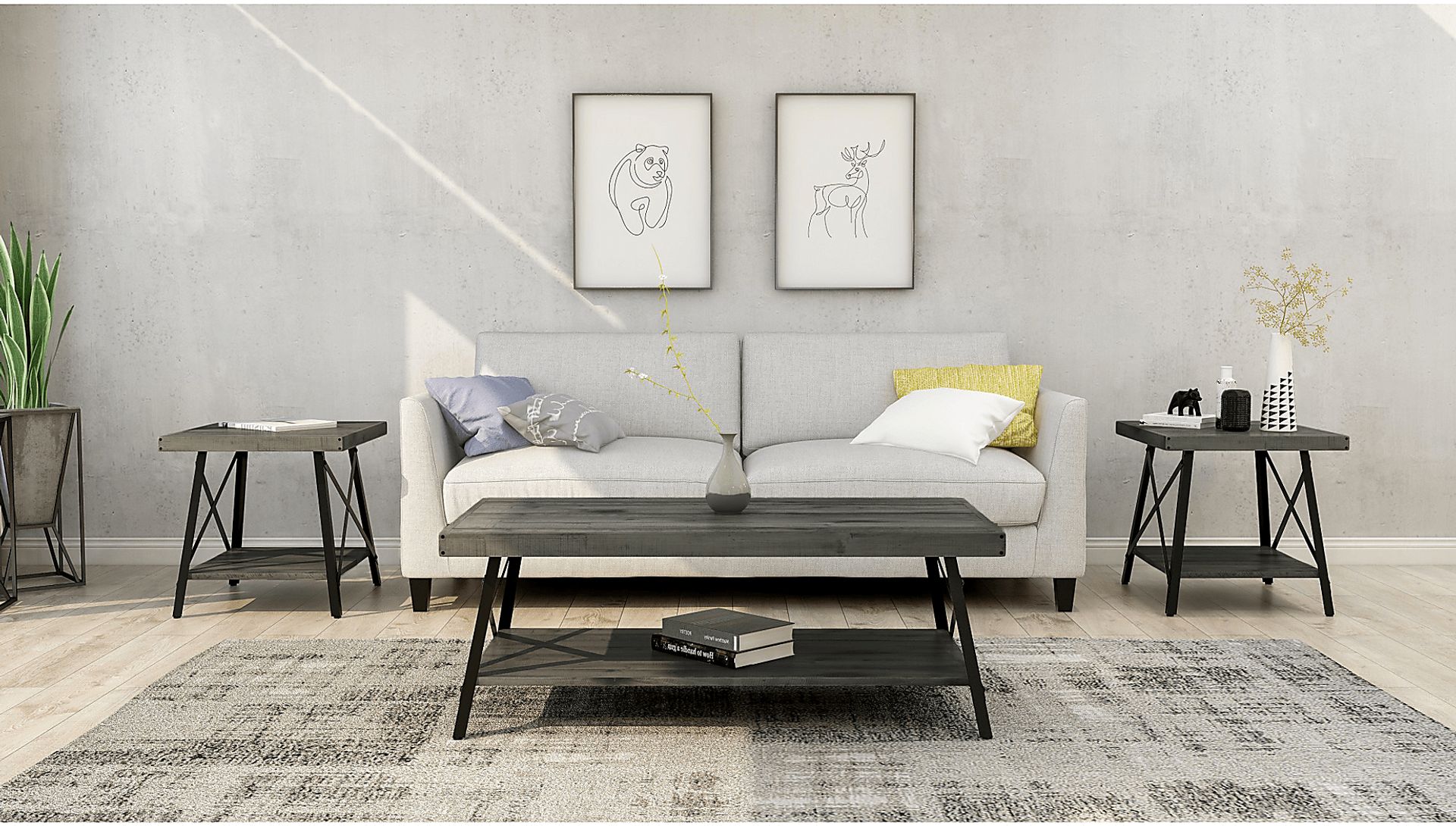Acoma Gray End Table - Image 4