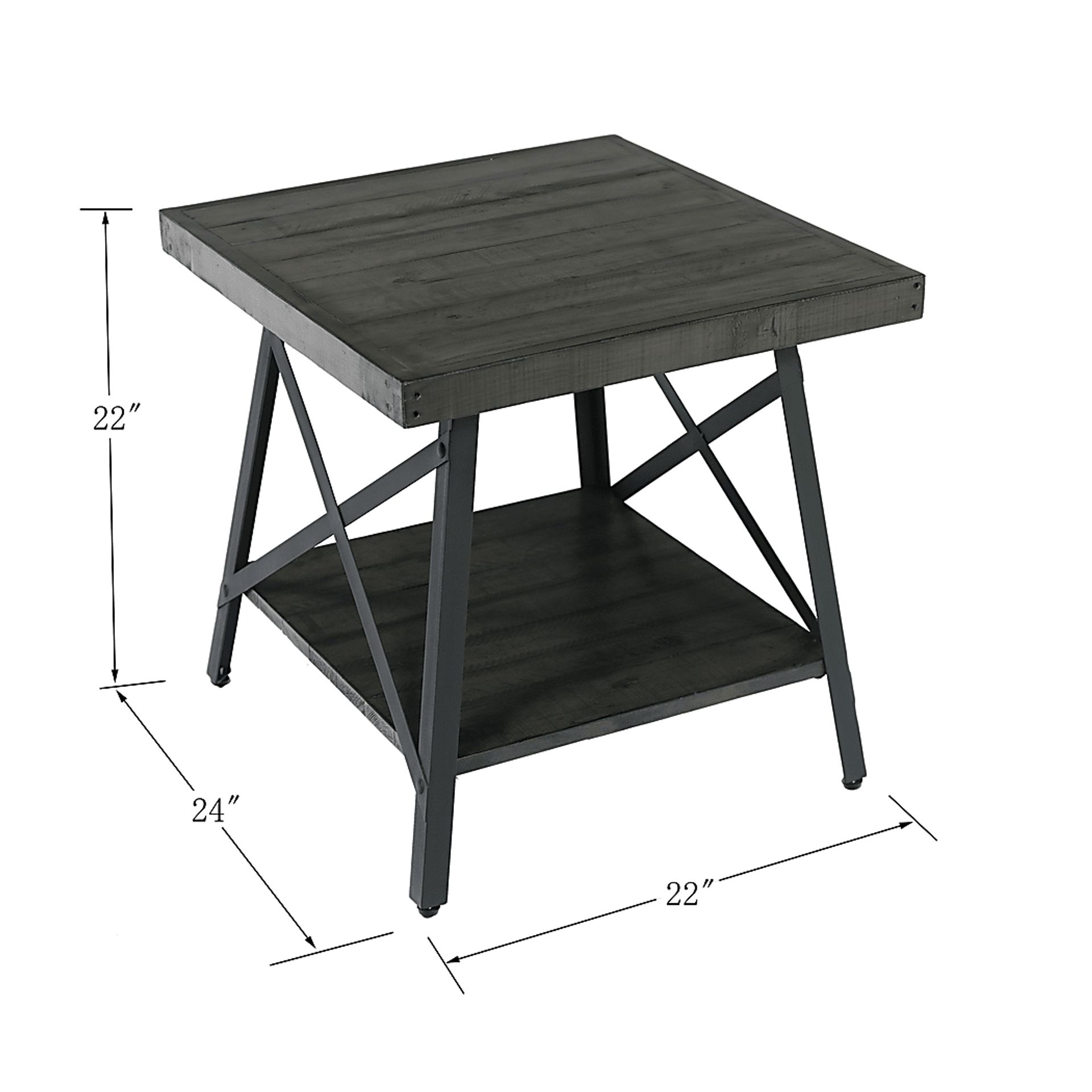 Acoma Gray End Table - Image 5