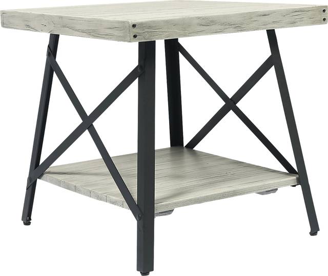 Acoma Light Gray End Table - Thumbnail - Image 2