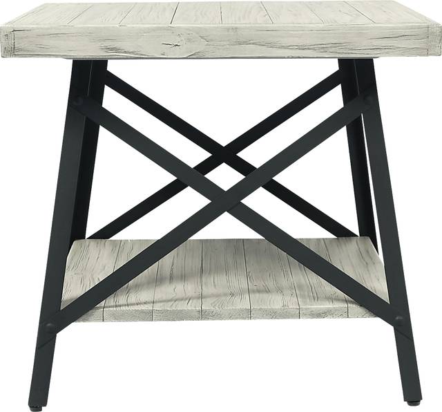 Acoma Light Gray End Table - Thumbnail - Image 3