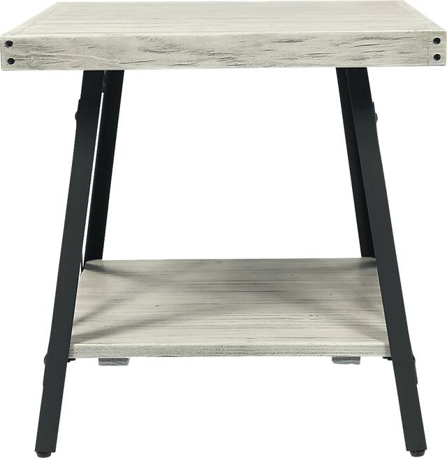 Acoma Light Gray End Table - Thumbnail - Image 4