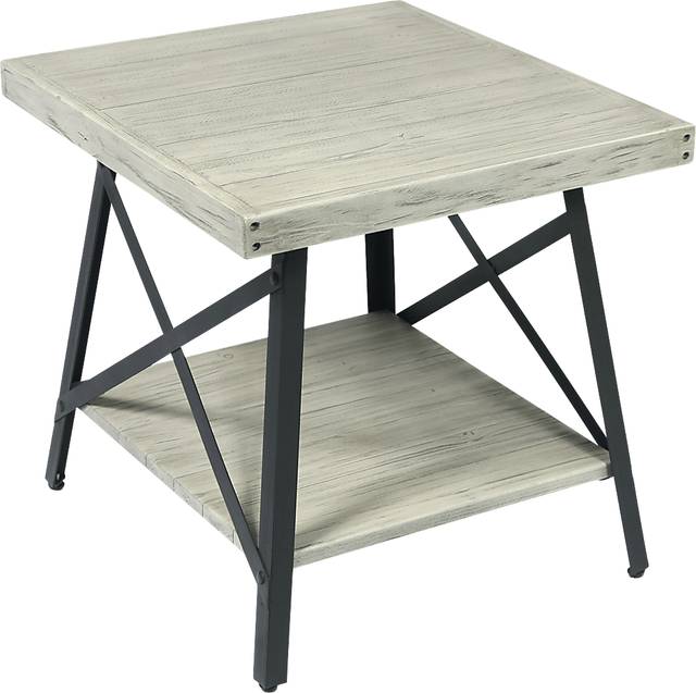 Acoma Light Gray End Table - Thumbnail - Image 1