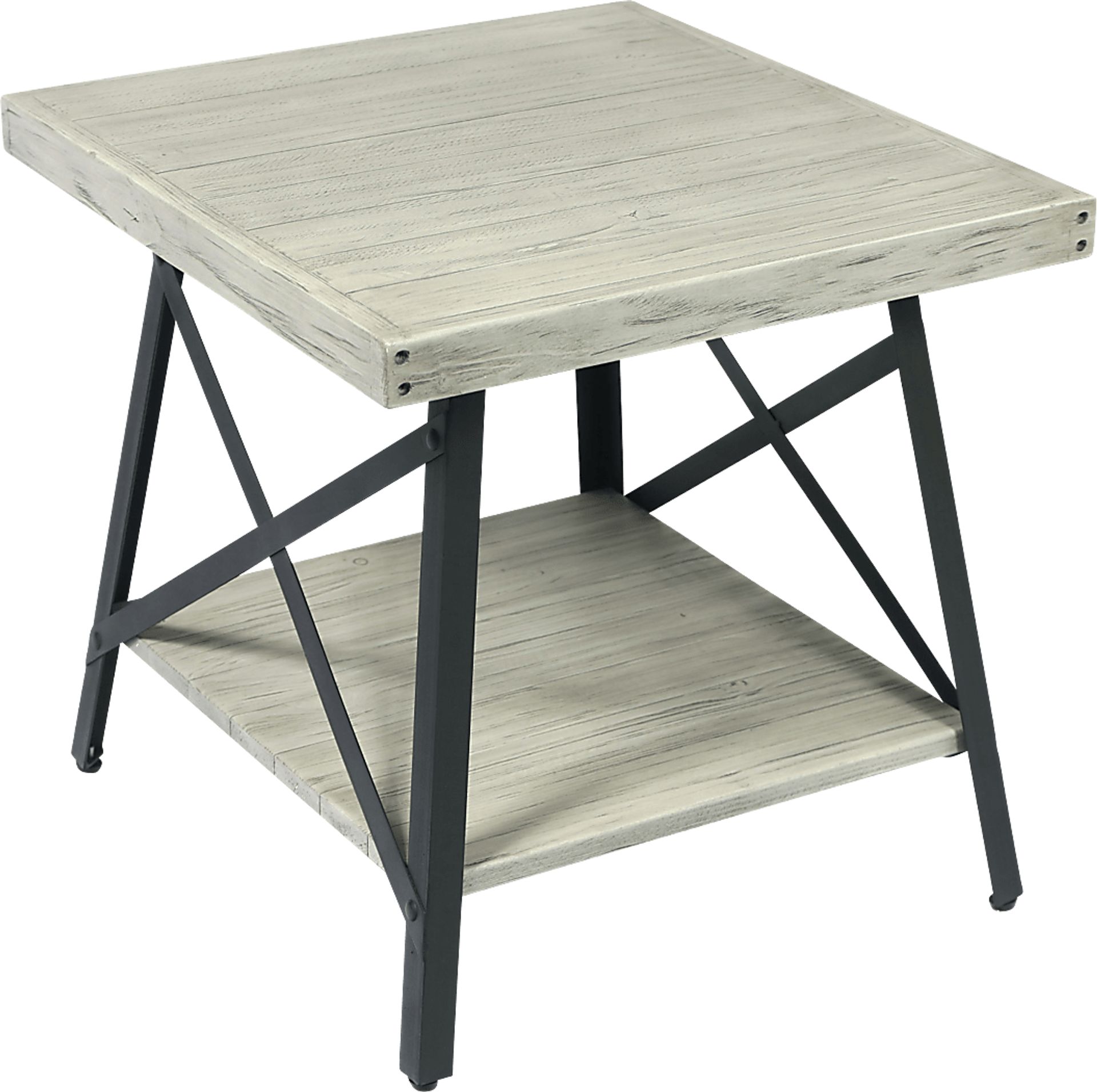 Acoma Light Gray End Table - Image 1