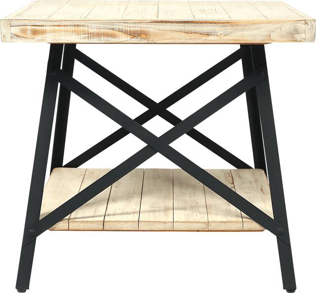 Acoma White End Table - Thumbnail - Image 3