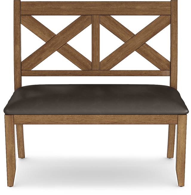 Acorn Cottage Brown Bench - Thumbnail - Image 2