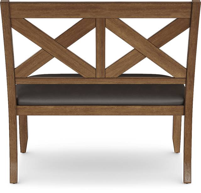 Acorn Cottage Brown Bench - Thumbnail - Image 3